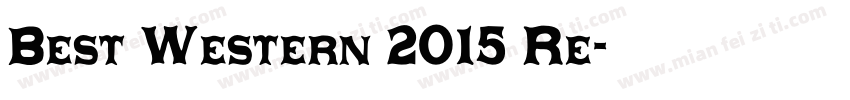 Best Western 2015 Re字体转换
